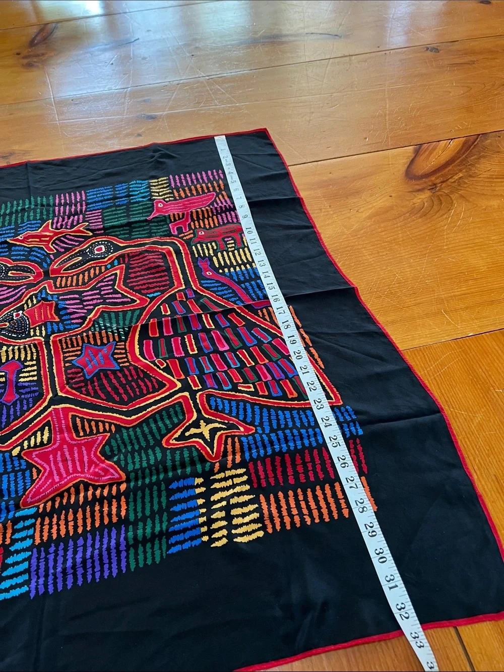 NWOT 1989 SF Museum scarf 100% silk